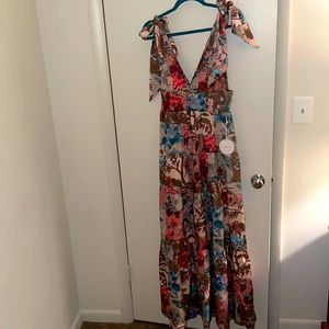 Floral Maxi Brunch Dress